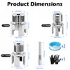 3 Pcs PVC Pipe Threader, 4-In-1 Water Pipe Threading and