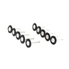 TMAX 10 pc Nylon Plastic Bristle 3/4 Inch Flat Wire