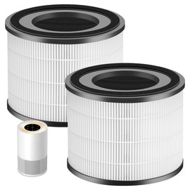 AP-S0610L Replacement Filter for MOOKA AP-S0610L Air Purifi-er, 3-in-1 High-Efficiency H13 True HEPA with Activated Carbon Filter,2 Pack