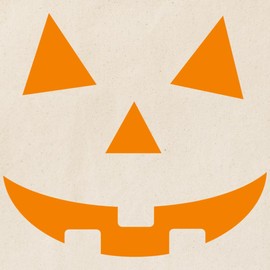 CafePress Jack O Lantern Tote Bag Natural Canvas Tote Bag, Reusable Shopping Bag