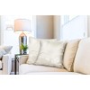 Emma Barclay Blossom - Jacquard Cushion Cover in Cream -