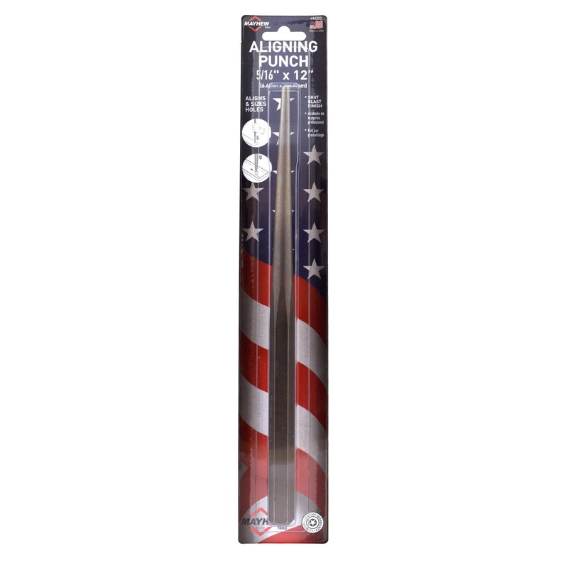 Mayhew Select 44202 5/16-by-12-Inch Line Up Punch
