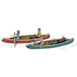 Woodland Scenics Canoers HO Scale
