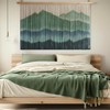 laddawan Extra Large Macrame Wall Hanging Dip-Dyed Tapestry Modern Wooden