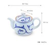 Arita ware Rabbit Arabesque U-shaped Infuser with Pot (425cc)
