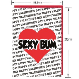 AK Giftshop Valentine's Day Card Sexy Bum