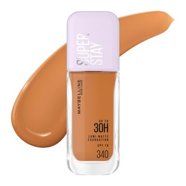 Maybelline Base de maquillaje líquida Superstay Lumi Matte Tono 340, 40ml, de alta duración hasta por 30H, con alta cobertura y acabado luminoso, brinda una sensación ligera