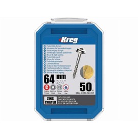 Kreg Pocket Hole Screws, 2.5 inches (64 mm), Coarse (Pack of 50)