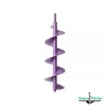 Power Planter DIY Guru Garden Auger Purple- 3"x12" Drill Bit