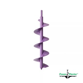 Power Planter DIY Guru Garden Auger Purple- 3"x12" Drill Bit Hole Digger