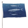 Small Blue Whale Swimming Flag Garden Flag Garden Flags for