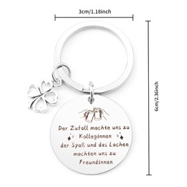 ItkFresh Colleague Keyring Coworker Girlfriend Gift, Colleagues