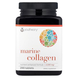 Youtheory Marine Collagen Enhanced Formula Type 1 3-290-Tablets by Youtheory