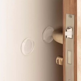 Door Slam Stopper Pad 30mm Transparent Door Cushion 9 Count 6ea