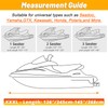 XYZCTEM Trailerable Jet Ski Cover,Waterproof Tear and Fade Resistant Personal