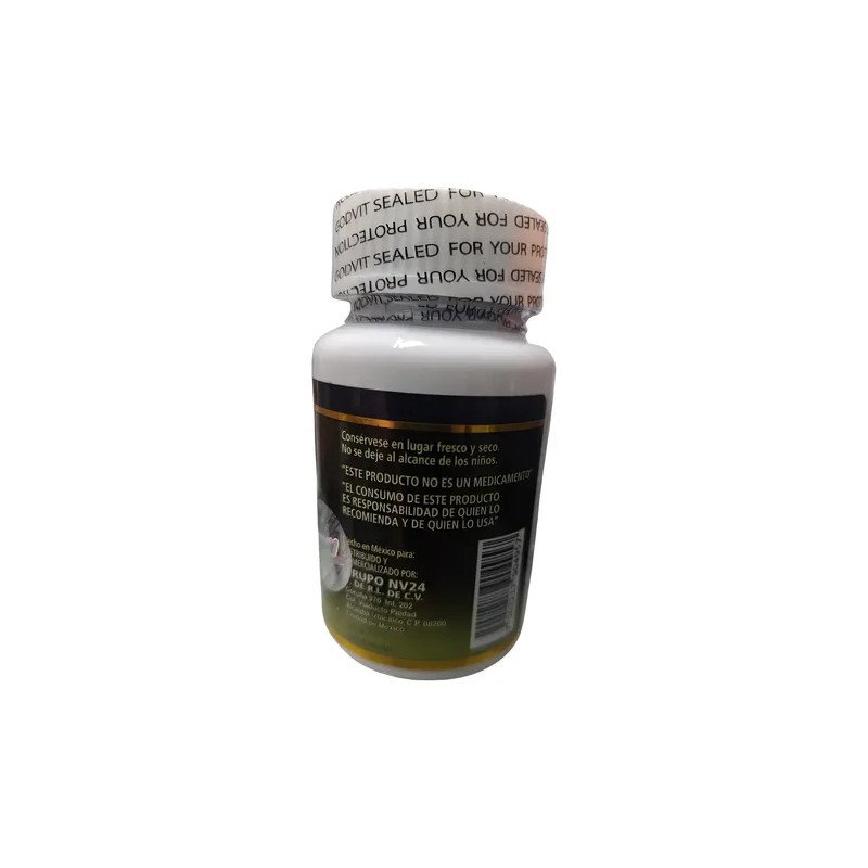 Maca Peruana Pura Orgánica 60 Capsulas 500mg Sabor Natural