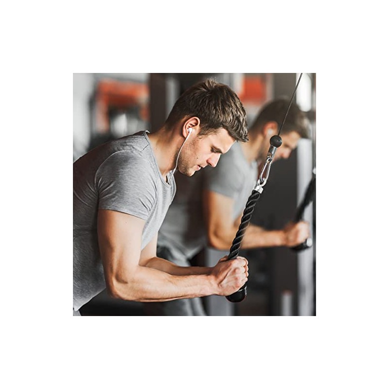 Tricep Rope Pull down,Heavy Duty Triceps Kit Easy to Grip