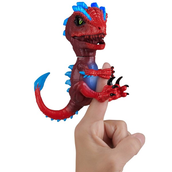 WowWee Untamed Radioactive Raptor - Gamma (Red) - Interactive Toy