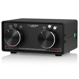 Nobsound Little Bear MC3 3-IN-3-OUT XLR Balanced/RCA Stereo Converter Audio Selector Splitter Box Passive Preamp XLR to RCA Audio Switch