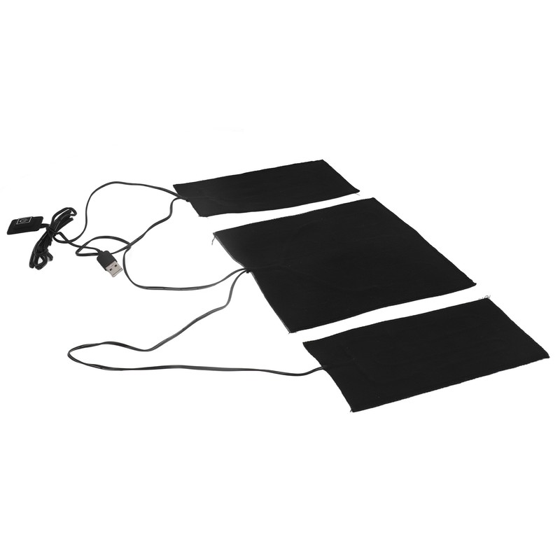 USB Electric Heating Sheet 3 Levels Adjustable Temperature Washable Carbon