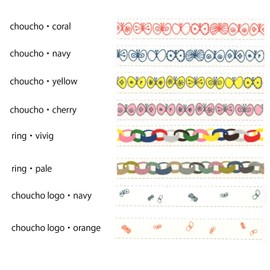 Kamoi Processing Paper Minapel Honen Ring Vivid Width 0.6 inches (15 mm) x 32.8 ft (10 m) Roll MTMINA07