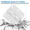 12 Pack Interior 3.5" Door Hinges for Doors 3 1/2