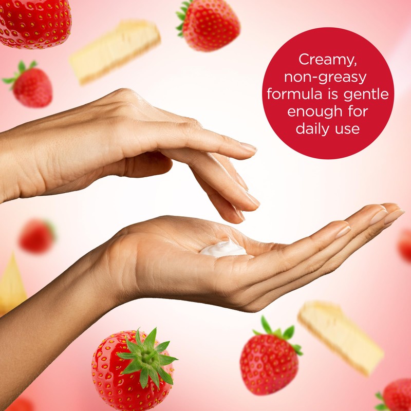 Bodycology Shea Butter Body Cream, Strawberry Cheesecake, 8 oz