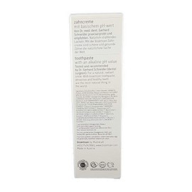 Bioemsan Natürliche Zahncreme – Sanfte Zahnpflege, fördert gesunde Mundflora, mentholfrei, ideal für Homöopathie, mit ätherischen Ölen & natürlichem Blattgrün, für empfindliche Zähne, 80ml