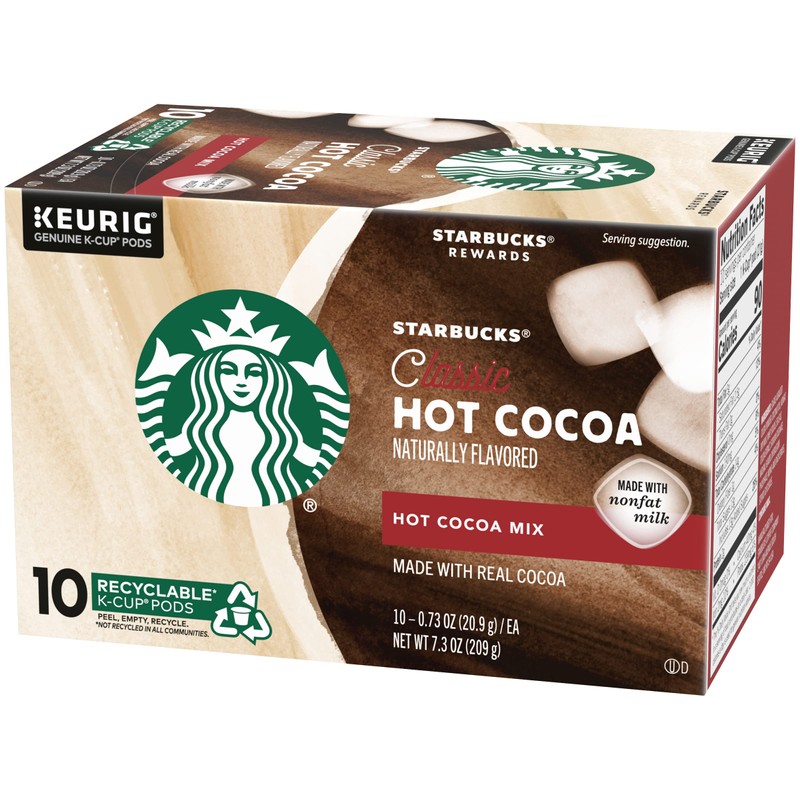 Starbucks Hot Cocoa K-Cup Coffee Pods (10 Count (Pack of