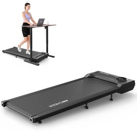 ANCHEER 2 in 1 Under Desk Treadmill for Home Office,Walking Pad Under Desk Treadmill,2.5 HP Walking LCD Display(Light)