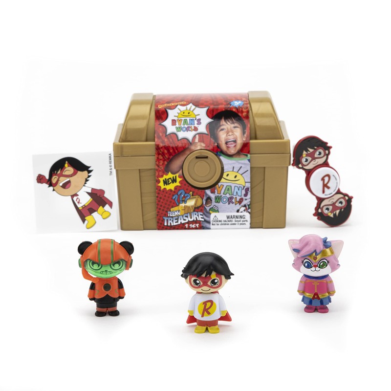 RYAN'S WORLD 921577.004 Teeny Treasure Chest, Multi