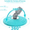 Stainless Steel Extendable Mop Handle with 2 Microfiber Replacement Heads