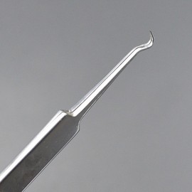 Curved Hook Tweezers for Acne & Sebum Removal Tool 6ea