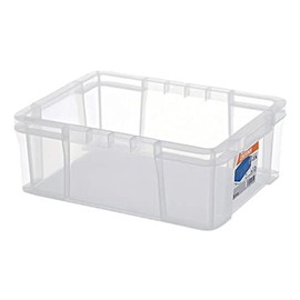 HC-07A Squirrel Container, Clear, Width 14.9 x Depth 9.5 x Height 4.7 inches (35.4 x 24.2 x 12 cm), Home Container, Type A, Made in Japan