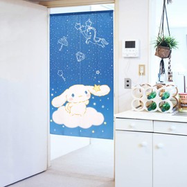 Noren Workshop Cinnamoroll, Interior Goods, Miscellaneous Goods, Noren, Tapestry Poster, Width 33.5 x Length 59.1 inches (85 x 150 cm), Sanrio Characters Night Sky 11886