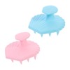 Minkissy 2pcs Scalp Massaging Combs Gentle Hair Washing Tools for