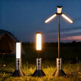 CLEAYODO Electric Lantern LED Camp Light Flashlight Portable Camp Light LED Lantern Lighting High Brightness Waterproof Design Disaster Prevention Emergency Power Outage Countermeasures TYPE-C