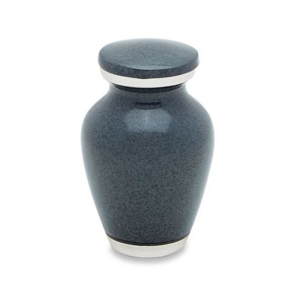 Small/Keepsake 3 Cubic Inches Grey Wolf Funeral Cremation Urn for