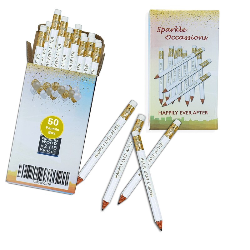 HAPPILY EVER AFTER Pencils Pre-sharpened for all Occasions