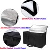 Insulated Cooler Collapsible Bag, Zipper Closure Keep Food Hot Or