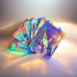 Sooae Pack of 8) Soo'AE Unicorn Glow Hologram Foil Mask Clarify Brightening Hydrating