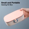 Sewing Kit, Portable Sewing Kit for Adults, Plastic Sewing Box