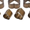 7Pcs Leather Cutting Die High Carbon Steel Heart Shape Simple