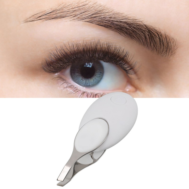 Eyebrow Tweezers with HD Camera 300mAh Battery USB Rechargeable Multifunctional
