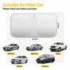 KYX Car Windshield Sun Shade, 4 Layer Nano Coating Sunshade