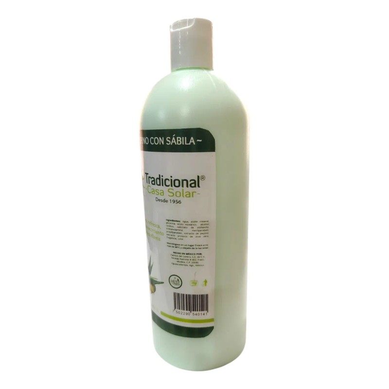 Crema Líquida Pepino Sábila 1lt Casa Solar Fresca