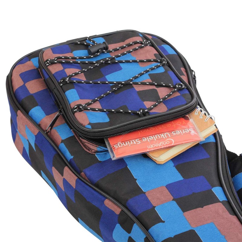 Longteam Print Ukulele Case 10mm Sponge Portable Waterproof Ukuleles bag