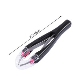 WOONEKY Automatic Eyebrow Clip Stainless for Facial Hair Removal Eyebrow Tweezer Kit Random Color