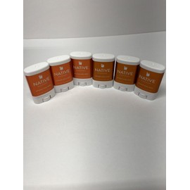 Native Lot of 6 Native Deodorant Travel Size Spiked Egg Nog Paraben Free/Aluminum Free