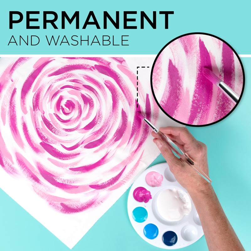 Tulip Soft Fabric Paint, Washable, Stays Soft and Flexible, Permanent